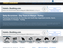 Tablet Screenshot of alanyaexcursions.net